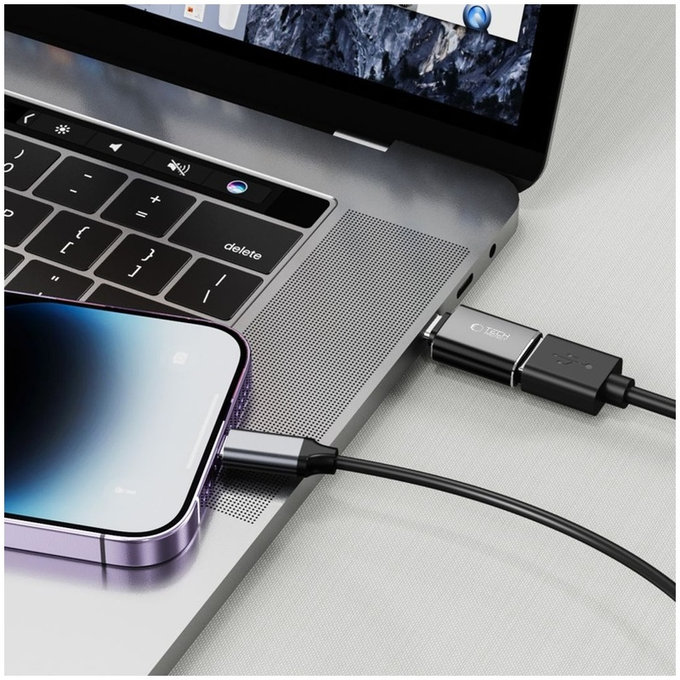 Adapter Ultraboost USB-C To USB OTG, črna, Tech-Protect