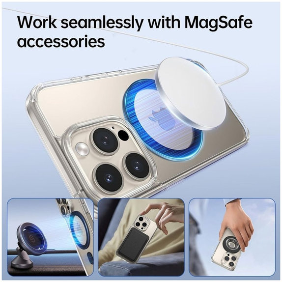 Magnetni MagSafe obroč MagMat MagSafe, črna, Tech-Protect