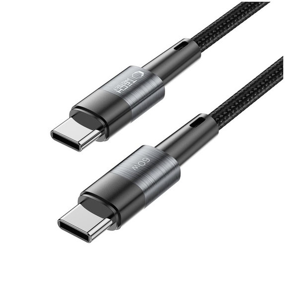Kabel Ultraboost USB-C Cable PD 60W / 3A 25CM, siva, Tech-Protect