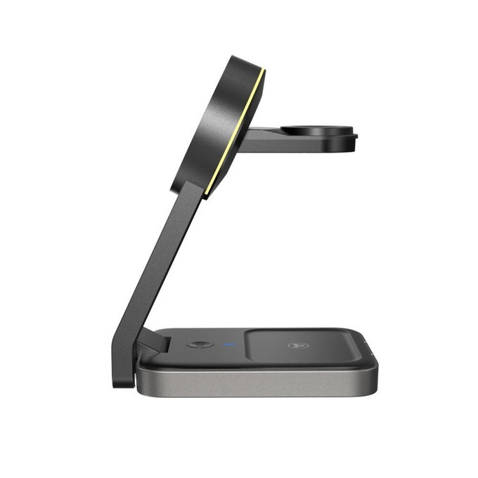 Brezžični polnilnik QI15W-A28 3IN1 Magnetic MagSafe, črna, Tech-Protect
