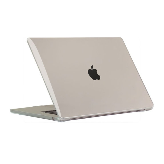 Ovitek Smartshell za MacBook Air 15 M2-M5 2023-2026, Crystal Clear, Tech-Protect