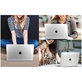 Ovitek Smartshell za MacBook Air 15 M2-M5 2023-2026, Crystal Clear, Tech-Protect