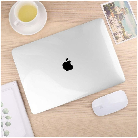 Ovitek Smartshell za MacBook Air 15 M2-M5 2023-2026, Crystal Clear, Tech-Protect