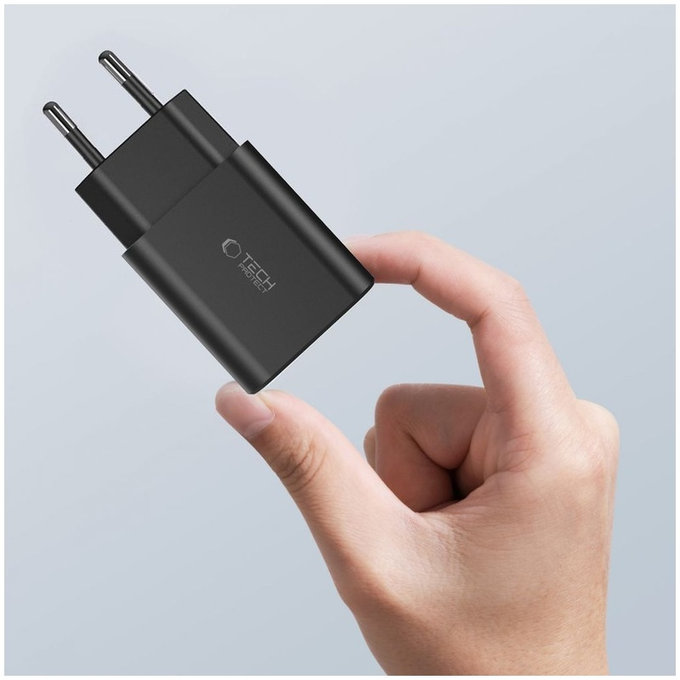 Omrežni polnilnik C35W 2-PORT PD 35W, bela, Tech-Protect