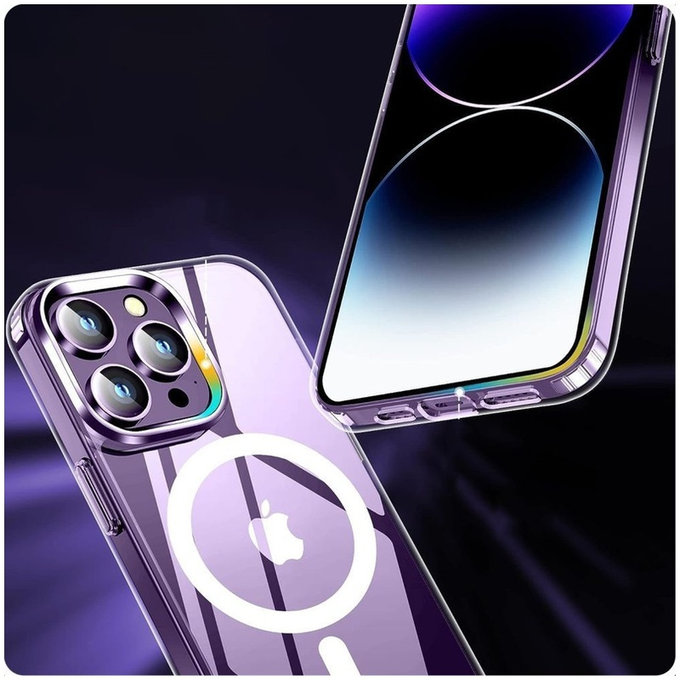 Ovitek FlexAir Hybrid MagSafe za Samsung S24, prozorna, Tech-Protect