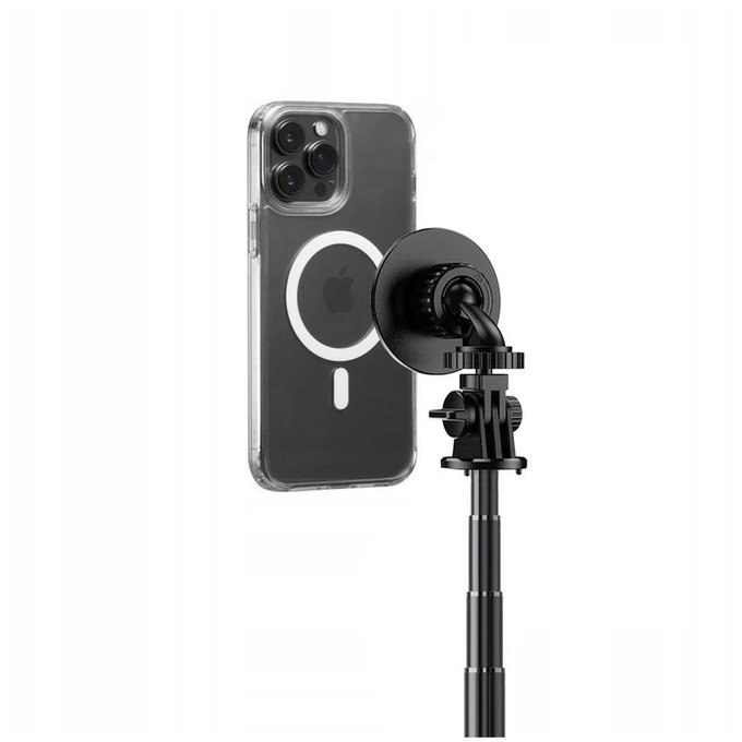 Selfie palica s stojalom L06S MagSafe, črna, Tech-Protect