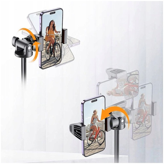 Selfie palica s stojalom L03S, bela, Tech-Protect