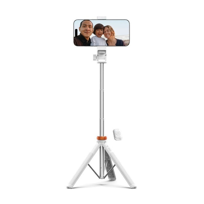 Selfie palica s stojalom L03S, bela, Tech-Protect