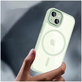Ovitek MagMat MagSafe za iPhone 15, zelena/prozorna, Tech-Protect