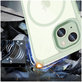 Ovitek MagMat MagSafe za iPhone 15, zelena/prozorna, Tech-Protect