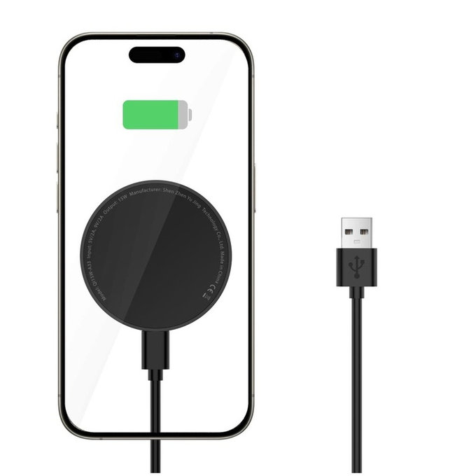 Brezžični polnilnik QI15W-A33 Magnetic MagSafe, črna, Tech-Protect