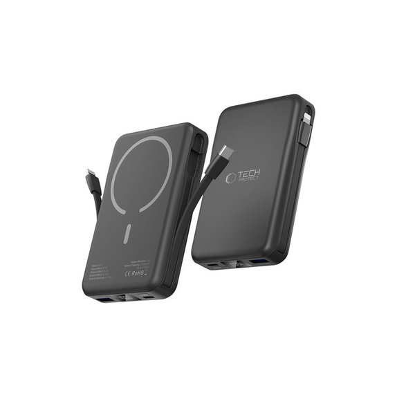 Powerbank PB31 Lifemag MagSafe 10000mAh, črna, Tech-Protect