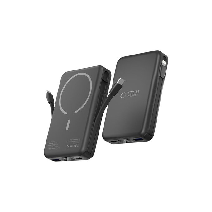 Powerbank PB31 Lifemag MagSafe 10000mAh, črna, Tech-Protect