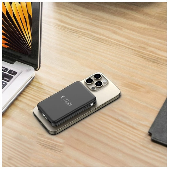 Powerbank PB31 Lifemag MagSafe 10000mAh, črna, Tech-Protect
