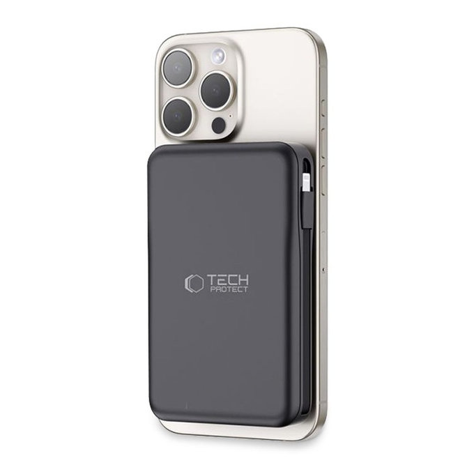 Powerbank PB31 Lifemag MagSafe 10000mAh, črna, Tech-Protect