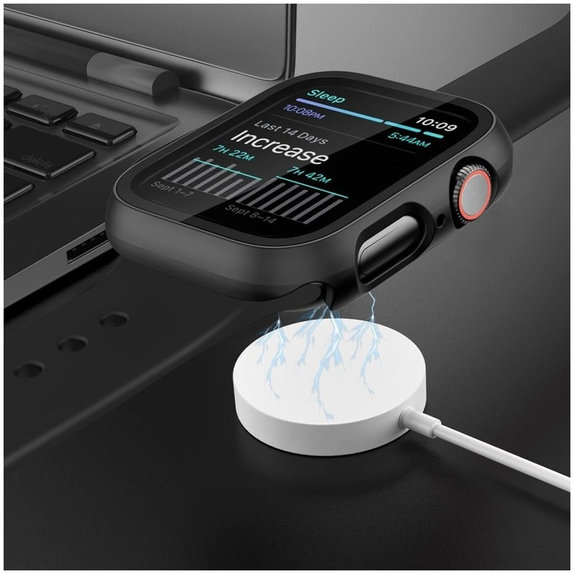 Pašček DEFENSE360 za Apple Watch 10 / 11 (46 mm), črna, Tech-Protect