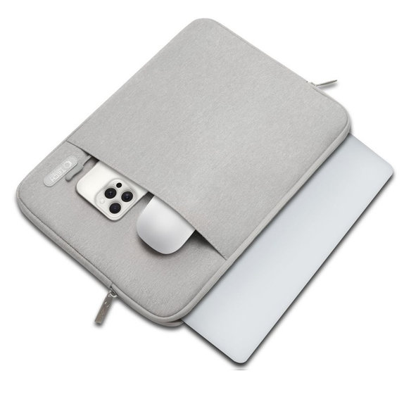 Ovitek za prenosnik Sleevy 13-14, Crayon Grey, Tech-Protect