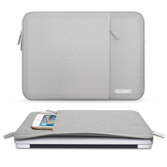 Ovitek za prenosnik Sleevy 13-14, Crayon Grey, Tech-Protect