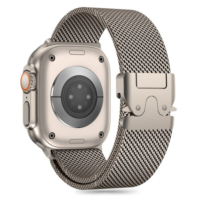 Pašček Milano za Apple Watch 8 / 9 / 10 / 11 / SE / Ultra (44 / 45 / 46 / 49 mm), Titanium, Tech-Protect