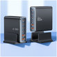 Omrežni polnilnik DC80W-GAN 6-PORT PD 80W / QC3.0, črna, Tech-Protect
