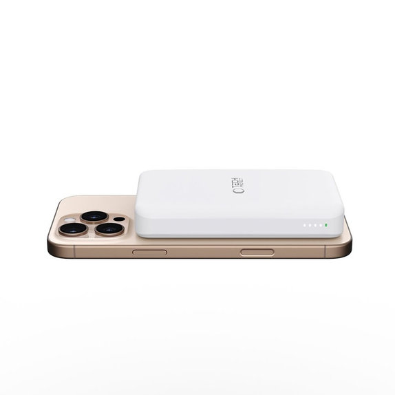Powerbank PB24 Lifemag Qi2 MagSafe 10000mAh, bela, Tech-Protect