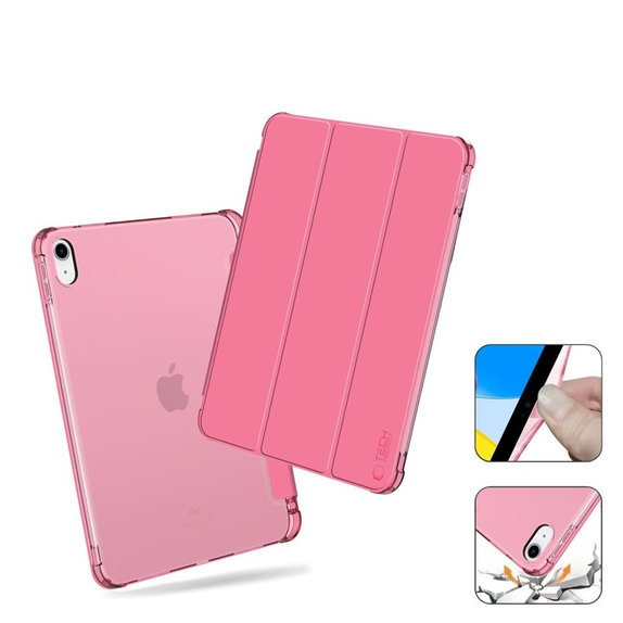 Ovitek Sc Pen Hybrid za iPad 10.9" 10 / 2022 / 11" 11 / 2025, Crystal Magenta, Tech-Protect