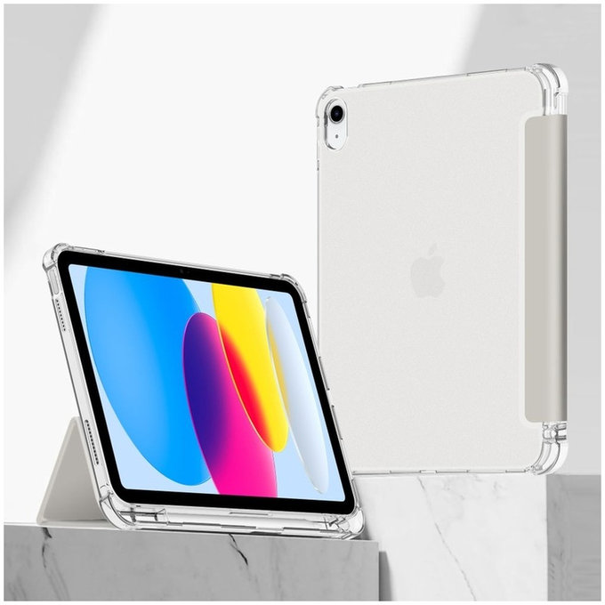 Ovitek Sc Pen Hybrid za iPad 10.9" 10 / 2022 / 11" 11 / 2025, Crystal Silver, Tech-Protect