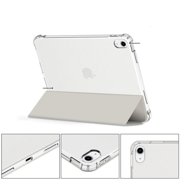 Ovitek Sc Pen Hybrid za iPad 10.9" 10 / 2022 / 11" 11 / 2025, Crystal Silver, Tech-Protect
