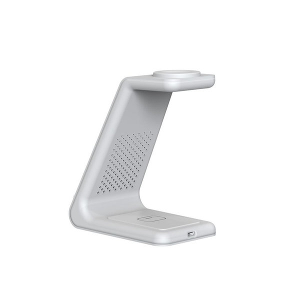 Brezžični polnilnik QI15W-A36 3IN1 for Apple, bela, Tech-Protect