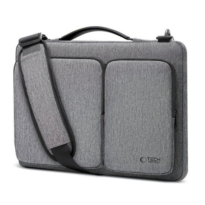 Ovitek za prenosnik Defender Bag 13-14, Crayon Grey, Tech-Protect