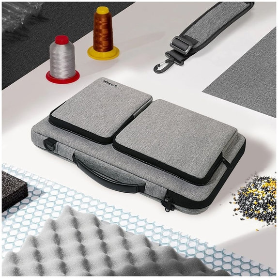 Ovitek za prenosnik Defender Bag 13-14, Crayon Grey, Tech-Protect