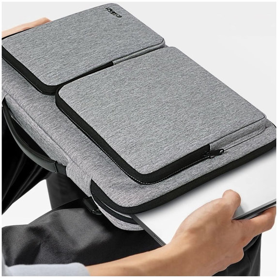 Ovitek za prenosnik Defender Bag 13-14, Crayon Grey, Tech-Protect