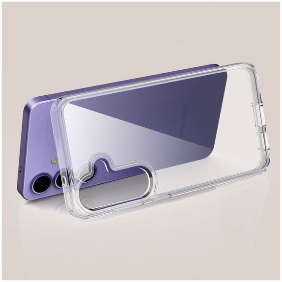 Etui FlexAir Hybrid za Galaxy S25, Clear, Tech-Protect