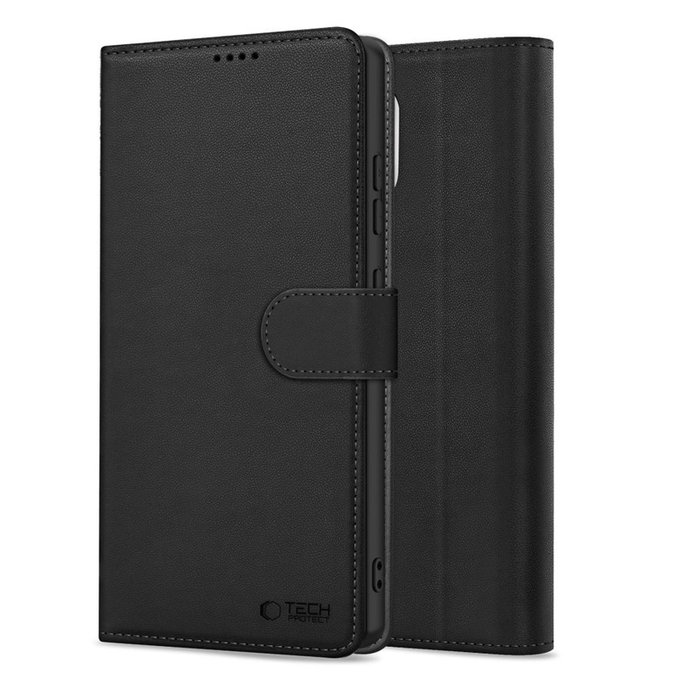Ovitek Wallet za Samsung S25, črna, Tech-Protect