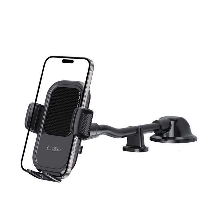 Avtomobilski nosilec V8 Universal Long Arm Dashboard & Windshield, črna, Tech-Protect