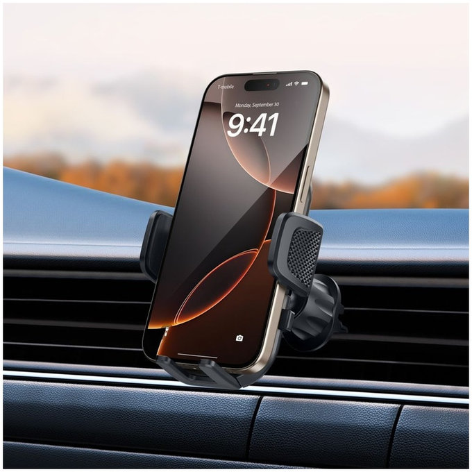 Avtomobilski nosilec V8 Universal Long Arm Dashboard & Windshield, črna, Tech-Protect