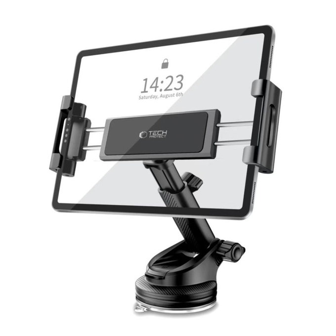 Avtomobilski nosilec V4 Universal Windshield & Dashboard for Tablet, črna, Tech-Protect