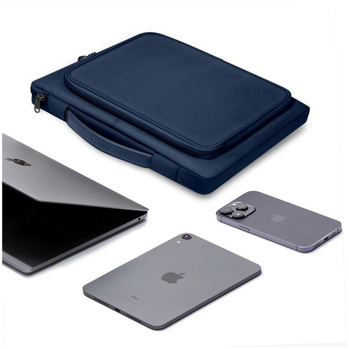 Ovitek za prenosnik Basic Bag 15-16, Navy Blue, Tech-Protect