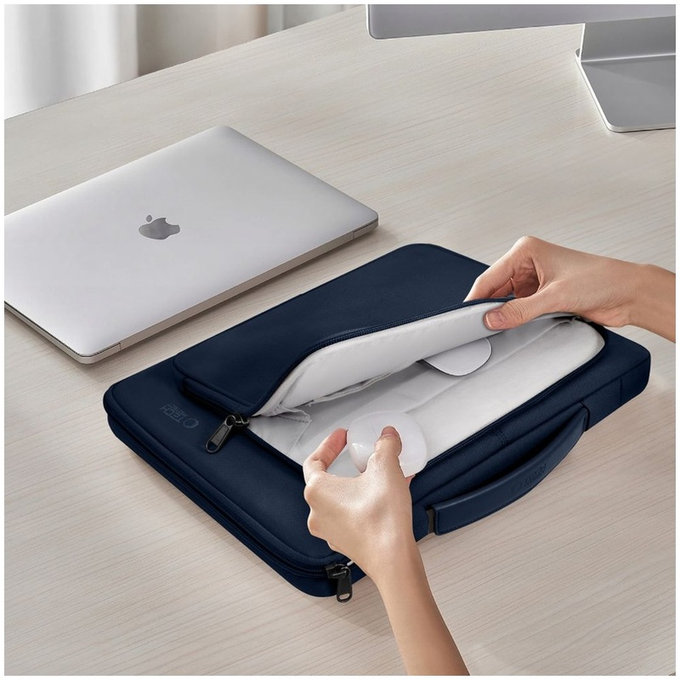 Ovitek za prenosnik Basic Bag 15-16, Navy Blue, Tech-Protect