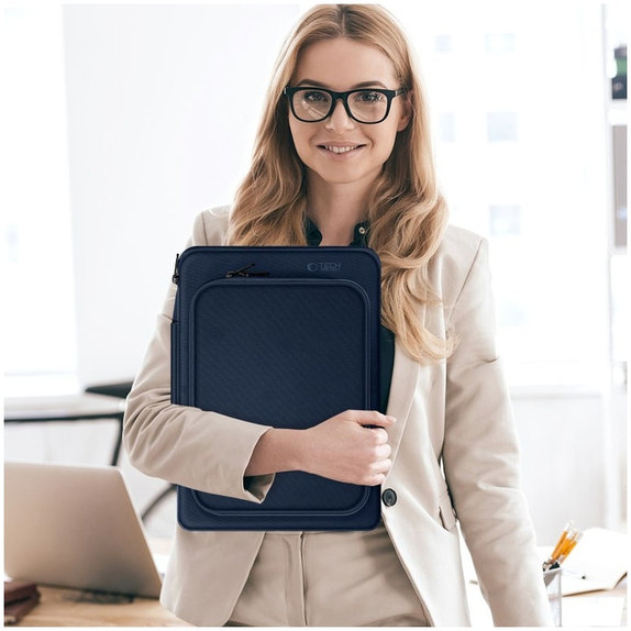 Ovitek za prenosnik Basic Bag 15-16, Navy Blue, Tech-Protect