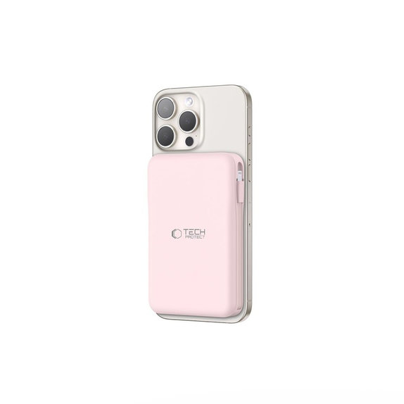 Powerbank PB31 Lifemag MagSafe 10000mAh, roza, Tech-Protect
