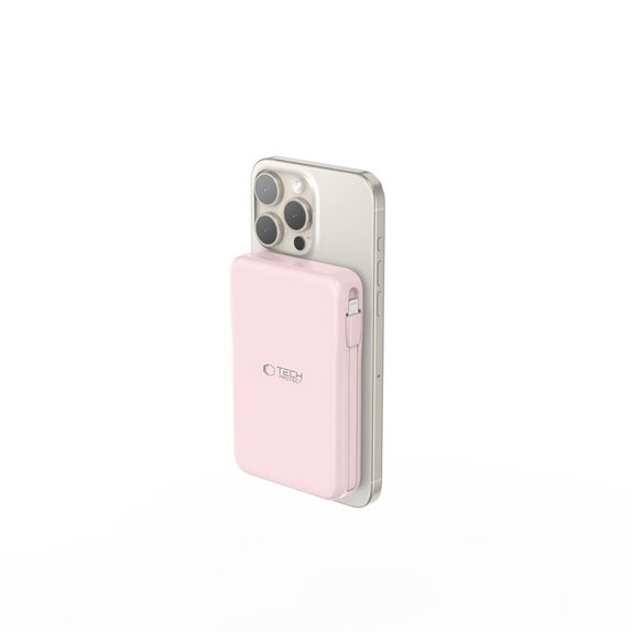 Powerbank PB31 Lifemag MagSafe 10000mAh, roza, Tech-Protect