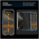 Kaljeno steklo Quick Set+ 2-PACK za iPhone 13 / 13 Pro / 14 / 16E / 17E, črna, Tech-Protect