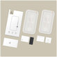 Kaljeno steklo Quick Set+ 2-PACK za iPhone 13 / 13 Pro / 14 / 16E / 17E, črna, Tech-Protect