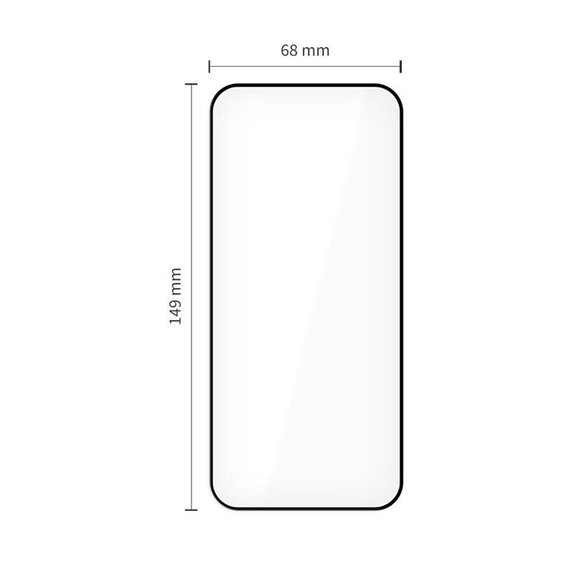 Kaljeno steklo Quick Set+ 2-PACK za iPhone 13 / 13 Pro / 14 / 16E / 17E, črna, Tech-Protect