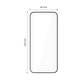 Kaljeno steklo Quick Set+ 2-PACK za iPhone 13 / 13 Pro / 14 / 16E / 17E, črna, Tech-Protect