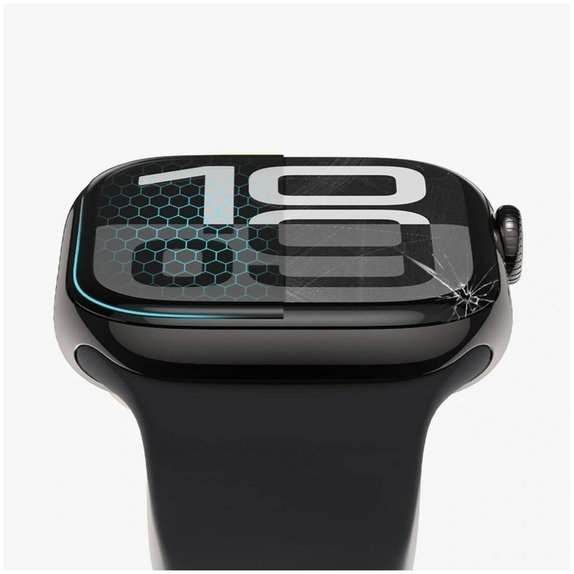 Hibridno steklo Glass Flex+ 2-PACK za Garmin Venu 3, črna, Tech-Protect