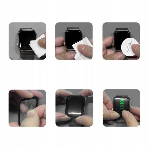 Hibridno steklo Glass Flex+ 2-PACK za Garmin Venu 3, črna, Tech-Protect