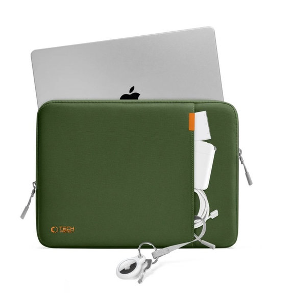 Ovitek za prenosnik Defender 15-16, Army Green, Tech-Protect
