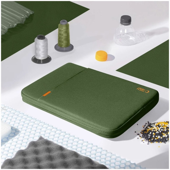 Ovitek za prenosnik Defender 15-16, Army Green, Tech-Protect